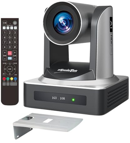 zowietek NDI PTZ Kamera (Native NDI 6 zertifiziert), AI Auto Tracking 1080P60 PoE, 30X optischer Zoom, 3G-SDI HDMI USB 3.0 LAN, Live-Streaming für Kirchentreffen, Bildung, Sport, Krankenhaus, Hochzeit