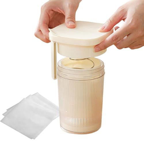 Filador De Yogurt Fabricante: Colador De Yogurt Múltiples Con Bolso Y Tapa De Malla Fina Para Yogur Griego Griego, Yogur Que La Leche Preparación De Queso Fermentación De Fermentación Extracci