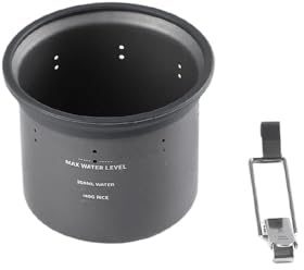 Fire-Maple Petrel Outdoor Rice Cooker 300ml 58g Fits G3 Quickboil Pro | Compatible with G3 pot and Quickboil Pro system. 58g outdoor rice cooker for camping and backpacking