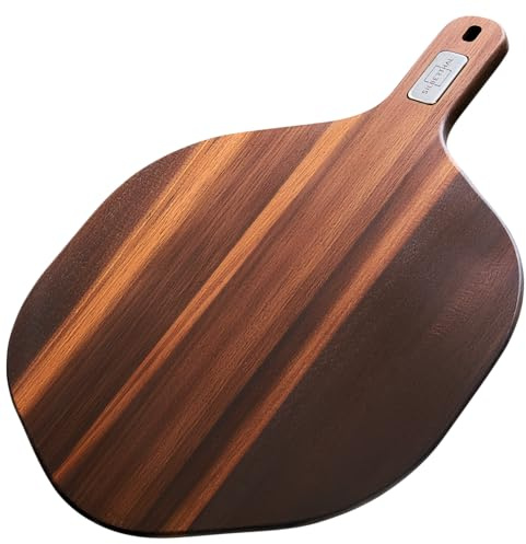 SILBERTHAL Tagliere pizza rotondo 30 cm - Legno di acacia carbonizzato