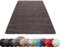 HomebyHome Shaggy Teppich Wohnzimmer 160 x 230 cm - Shaggy Teppich Hochflor Taupe Extra Weich und Flauschig - Waschbarer Langflor Teppiche für Schlafzimmer, Küche, Flur - Carpet, Halı, Kilim