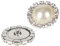 20 Stücke Strass Perle Knopf Kristall Perlen Strass Blume Brautstrauß für Schmuckherstellung Hochzeitsdekoration