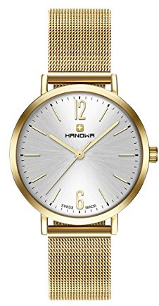 Hanowa Damen Armbanduhr Analog Quarz Edelstahl 16-9077.02.001