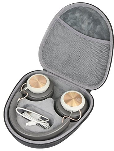 co2CREA Hart Reise Schutz Hülle Etui Tasche für Bang & Olufsen Beoplay HX H4 H7 H8 H9 On-Ear Kopfhörer(Nur Hülle)