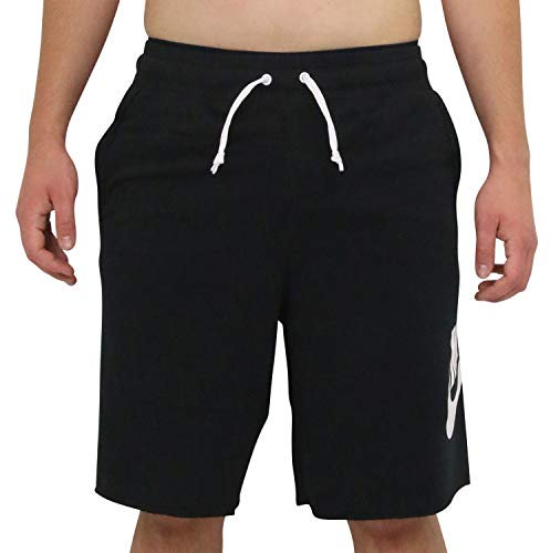 Nike, M Nsw He Short Ft Alumni Uomo, black/Black/White/White, XL