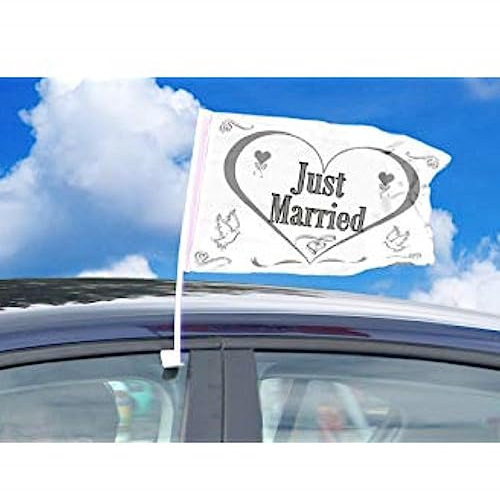 Bandierina da Auto Personalizzabile 41X30 cm Gadget Personalizzato Bandiera auto personalizzata PS 09353