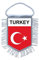 Akachafactory Wimpel mini Flagge Fahne flaggen miniflagge Türkei