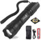 ULTRAFIRE IR Torch 850nm Infrared LED Flashlight, Stepless Dimming IR Light with Rechargeable Battery and Charger, Zoomable Infrared Hunting Torch for Night Vision, 501IR