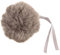 Pompon Puschel Kunstpelz, Größe 6 cm, 13 Farben zur Auswahl (Mink)