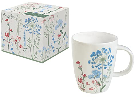 COFFRET 1 MUG 35CL EN PORCELAINE MILLE FLEURS