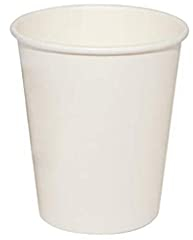 Nicoletti 500 Bicchieri di Carta Bianchi Per Acqua Bicchiere in cartoncino Bianco Monouso 250 ml / 8 oz ideali per bevande calde o fredde