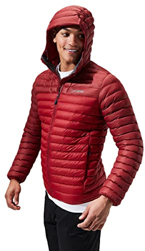 Berghaus Herren Vaskye Isolierte Kunststoffjacke, Extra Wärme, strapazierfähiger Mantel, leichtes Design, Rot, S