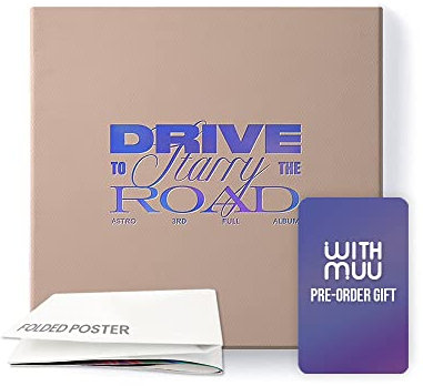 [Withmuu] ASTRO - DRIVE TO THE STARRY ROAD 3th album + Folded poster. (Road ver)