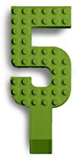 Made Happy Number Cake Topper | Birthday Cake Toppers & Happy Birthday Decorations | Cake Toppers For Boys & Birthday Cake Decorations | Happy Birthday Cupcake Toppers & Cake Decorations | Green 5