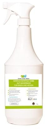Rilit GreenGrass Water Rasen Farbe natürlich grün zum sprühen bei Trockenheit und braunen Flecken Made in Germany; 1 Liter