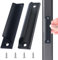 Maniglia in Lega di Alluminio,2 Maniglia Per Porta Balcone,Maniglia per Porta Scorrevole,Maniglia per Cassetto Dell'armadio,Cassetto Curvo Maniglia Pull,Maniglione Esterno con Viti per Mobili,Finestre