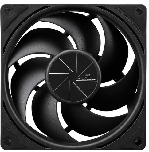 Thermalright Ventilador de CPU TL-P9 para carcasa del ordenador, ventilador silencioso de 4 pines PWM-PC, ventilador silencioso de 92 mm de alto rendimiento, velocidad de 2200 rpm, ventilador de CPU