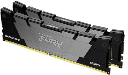 Kingston FURY Renegade 16GB 4800 DDR4 CL19 DIMM (Kit mit 2) Desktop Gaming Speicher - KF448C19RB2K2/16