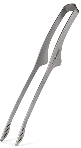ium Tongs 9.2 Inch Lightweight BBQ Grill Tongs Clip Outdoor Camping Bapaing Hiking okware
