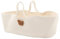 Baby Moses Korb Tragbare Baby Bett Handheld Moses Korb Baumwolle Seil Infant Bett Carrycot Baby Bettwäsche(Weiß)