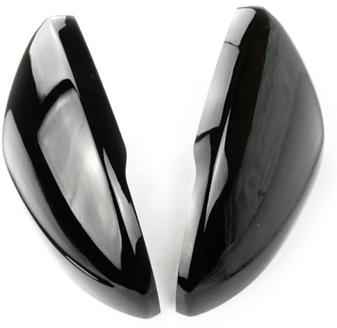UNDERGROUND PARTS Gloss Black Painted Door Wing Mirror Covers Caps Pair for Vauxhall Astra K/Insignia B