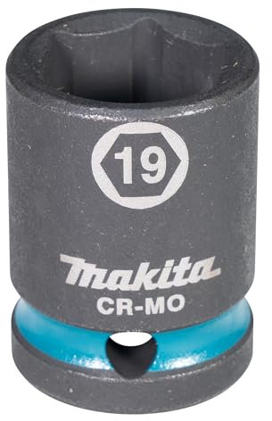 Makita E-16156 Douille à choc 1/2 SW19 courte Impact Black