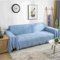 Bishilin Sofabezug Ecksofa Nordisch, Sofa Überzug 2 Sitzer 180x230CM mit Gemustert Blau Couchbezug Eckcouch Katzenschutz Universal