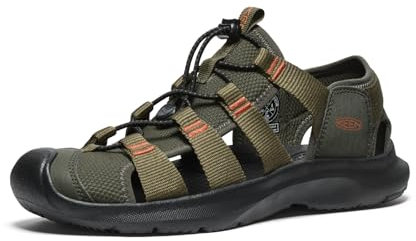 KEEN Herren Seanik H2 Sandalen, Forest Night/Dark Olive, 47.5 EU