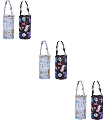 WATIIFUFU Bottle Insulated Baby Travel 6 Pcs Bottle Thermal Warmer Breastmilk Water Pouch Holder Bottle Carry Carrier Portable Warmer Bottle Insulation Bottles Tin Baby Bottler Pouch