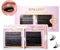RITALASH Lash Extension Kit 400Pcs,DIY Individual Lashes Clusters Kit,Lash Bond And Seal,Lash Remover For Eyelashes Extensions (50D+80D Cluster Kit)