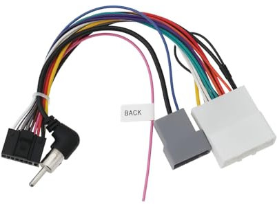 YINETTECH 1 Arnés de Cables para Radio de Coche Android de 20 Pines Cable Estéreo ISO de 16 Pines con Enchufe de Antena Compatible con Nissan Sunny 2012-2016 Compatible con Nissan Sylphy 2012-2016