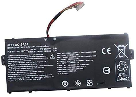 Batería de repuesto para portátil Acer Chromebook R11 CB5-132T CB3-131 C738T C738T C735, 10,8 V, 36 Wh, AC15A3J