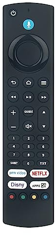 AULCMEET CT-8566 Telecomando vocale sostitutivo Compatibile con TCL 55CF630 | 50CF630 32SF540K 40SF540K 40S540K 32S540K 55CF630 50CF630 Toshiba TV 43UF3D63DAX 65UF3D63DAX 43UF3D63DA 50UF3D63DA