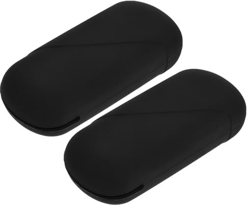 Aufbewahrungsbox für Menstruationsbecher 2 Stück Silikon Schwarz | Auslaufsicher, Hitzebeständig und Leicht, Praktische Kasten für Damenartikel, Kompakte Aufbewahrung