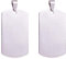 BENECREAT 20 Pack Colgante de Acero Inoxidable Etiqueta para Estampación Accesorios de Manualidad para Fabricación de Pulsera Collar - Escudo