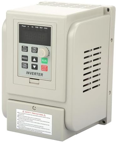 DeWin Variateur de Frequence, 220V AC Monophasé Variateur de Fréquence VFD pour Moteur Triphasé de 2,2 KW