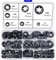beihuazi® Innenzahn Sicherungsscheiben 310Stk Starlock Unterlegscheiben M3 M4 M5 M6 M8 M10 M12 Schnellverschluss Starlock Unterlegscheibe Sortiment