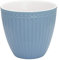 GreenGate - Tasse, Latte Cup - Alice - Porzellan - Sky Blue - 300 ml