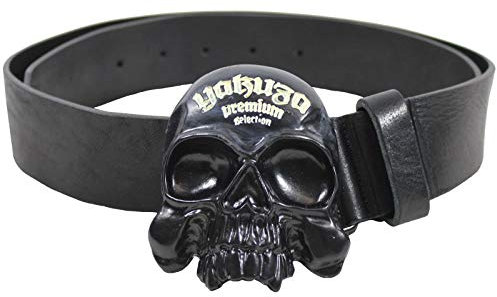 Yakuza Premium Leder Gürtel 3071 schwarz