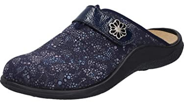 Westland Damen Pantoffeln Roubaix 01,Weite G (Normal),Wechselfußbett,Schlupfschuhe,schluepfschuhe,Slip-ons,Mules,dunkelblau,42 EU / 8 UK