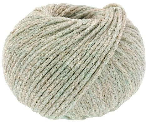 LANA GROSSA Cool Merino Big | Voluminöses Kettengarn aus klassischer Merinowolle | Handstrickgarn aus 90% Schurwolle & 10% Polyamid | 50g Wolle zum Stricken & Häkeln | 90m Garn FB 202