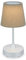 BRILONER - LED Tischlampe kabellos mit Lampenschirm aus Stoff, dimmbar in Stufen, warmweiße Lichtfarbe, Nachttischlampe, Leselampe, LED lampe, Campinglampe, Tischleuchte, Akku Lampe, 30x15 cm, Taupe