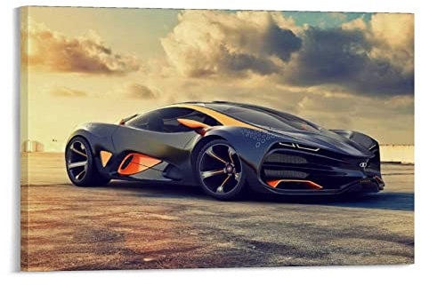 KYNA Superauto-Poster für Lada Raven Concept Rennauto Sportwagen Poster Dekorative Malerei Leinwand Wandposter und Kunstbild Druck Moderne Familie Schlafzimmer Dekor Poster 60 x 90 cm