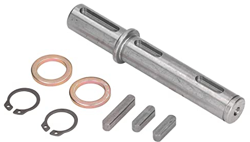 Arbre de Sortie de Moteur Pas à Pas à Arbre Unique de Sortie pour Réducteur à Vis sans Fin Moteur Pas à Pas Diamètre 18mm Longueur 128mm