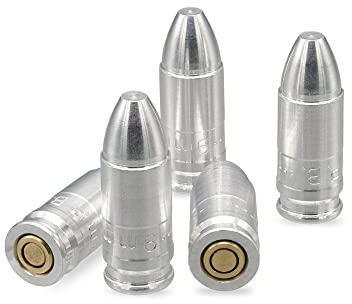 WPW Pufferpatronen Kaliber 9 mm para / 9 x 19/9 mm Luger aus Aluminium - 5 Stück