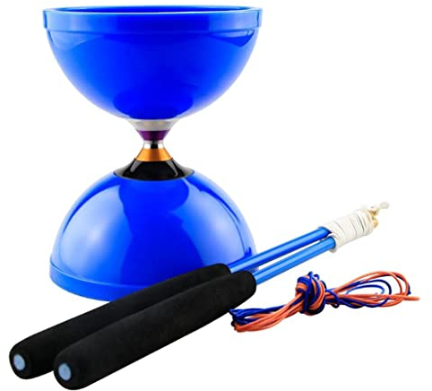 misppro Yoyo chino Diábolo Juguete con Triple Rodamiento y Dos Palillos Rápido y