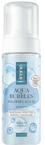 Lirene Aqua Bubbles Hyaluronic Acid 4D Hydrating Washing Foam, 150 ml - Langfristige Gültigkeit!