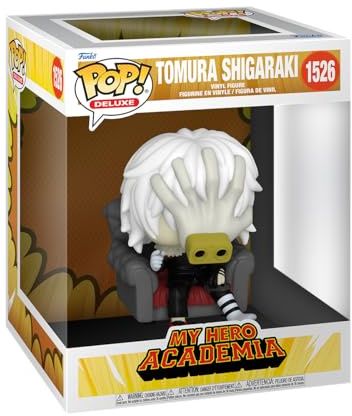 Funko POP! Deluxe: My Hero Academia (MHA) - Tomura Shigaraki in Chair | Offizielles Anime Merch - Vinyl Sammelfigur als Regal Deko - Geschenkidee zum Geburtstag für Fans und Sammler