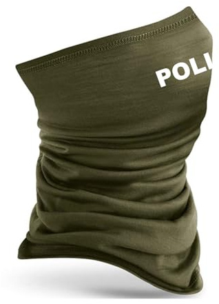 RescPol Schlauchschal Merino mit Aufdruck POLIZEI