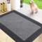 FCSDETAIL Schmutzfangmatte Innen 80 x 120 cm, rutschfeste Fußmatte, waschbar Sauberlaufmatte, absorbierend Fussmatte für Hund, Eingang, Haustür